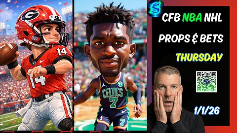 🏈 College Football Picks Today 1/1/26 | CFB Betting Picks and Props | NBA Player Props | Prizepicks