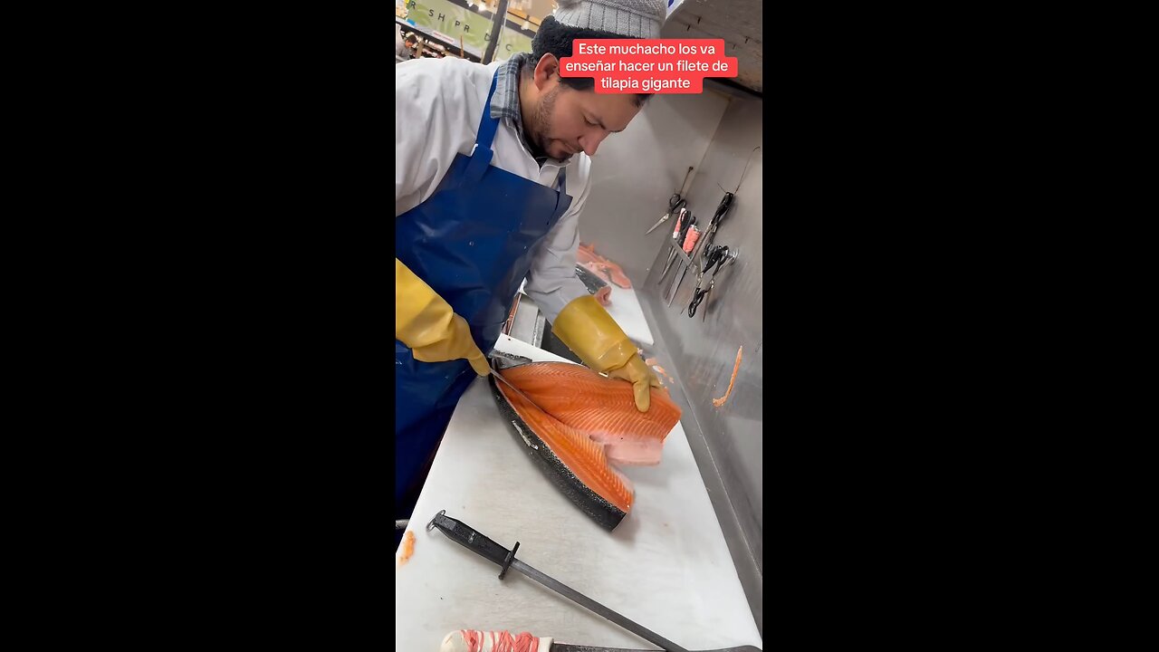 Amazing Salmón Fish Steak Cutting Skills 💯 #shorts #fishing #fishcutting #fishcuttingskills #salmon