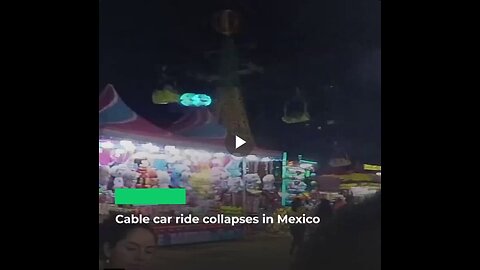 HORROR AS AMUSEMENT RIDE COLLAPSES AT MEXICO CHRISTMAS FAIR...