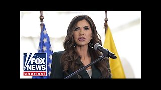 Secretary Noem holds press conference on election security