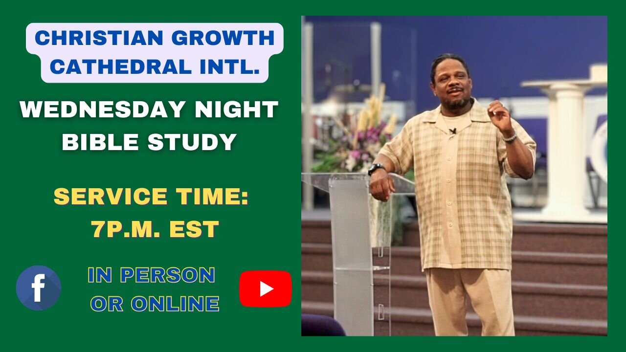 C.G.C. Wednesday Night Bible Study (October 8th 2025)