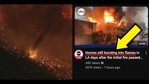 Fire Tornadoes & Homes Exploding! Nothing To See Here Its Just Man Made Order Out Of Chaos!