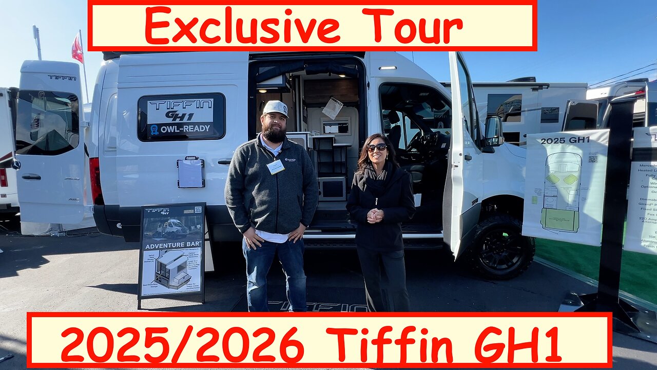 Video Tour of The NEW 2025 / 2026 Tiffin GH1 Adventure Van