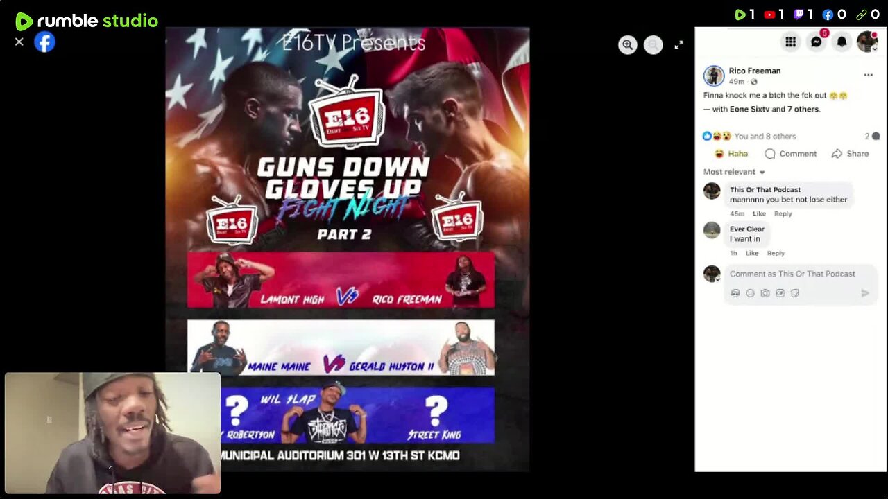 I don't think Streetz should fight Wil again...