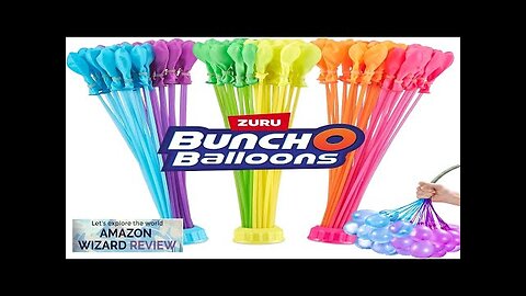 Bunch O Balloons Tropical Party (3 Pack) by ZURU 100+ Rapid-Filling Self-Sealing Review