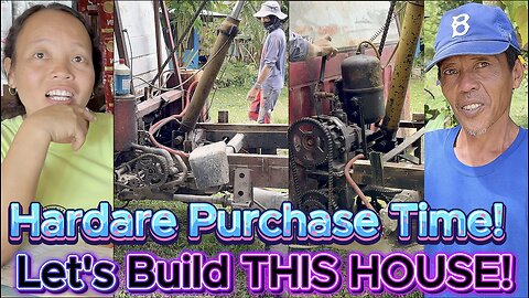 🇵🇭 Filipina Province House Build Gift - BUYING MATERIALS! OFF GRID ISLAND FAMILY PHILIPPINES LIVING