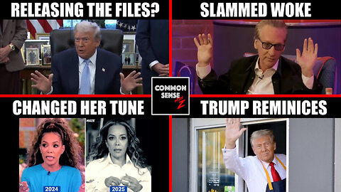 Trump Will Release Epstein Files?, Maher Slams Woke Madness, Sunny Hostin FLIPS, Fry Cook Trump!