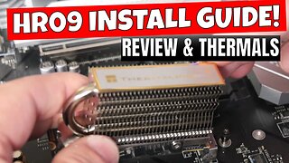 Thermalright HR09 BEST Budget Install Guide & Thermals
