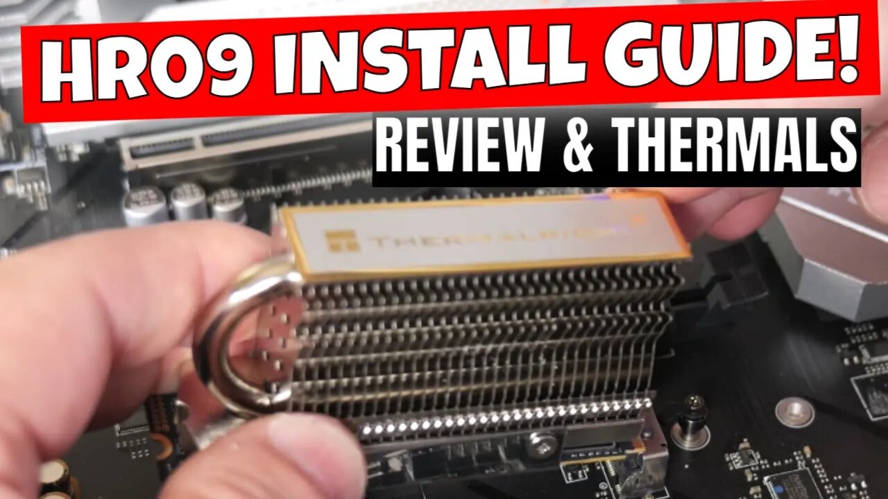 Thermalright HR09 BEST Budget Install Guide & Thermals