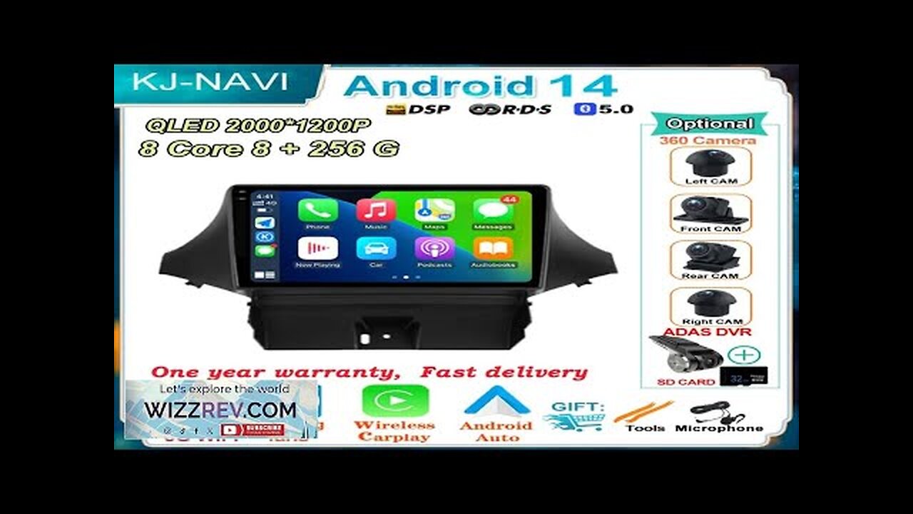 for Chevrolet Orlando 2010 2018 Auto Carplay Android 14 Car Radio Review