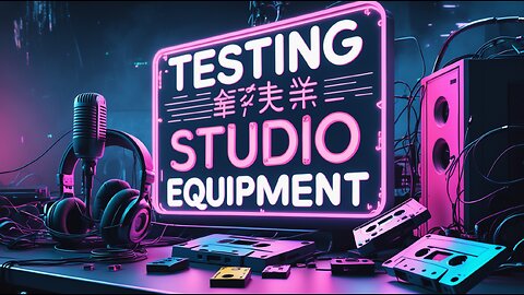 *** Testing Studio Equipment ***