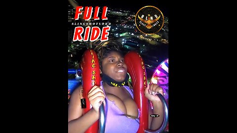 Slingshot Ride with Jayla #shorts #slingshot #reaction #slingshotchallenge #funny