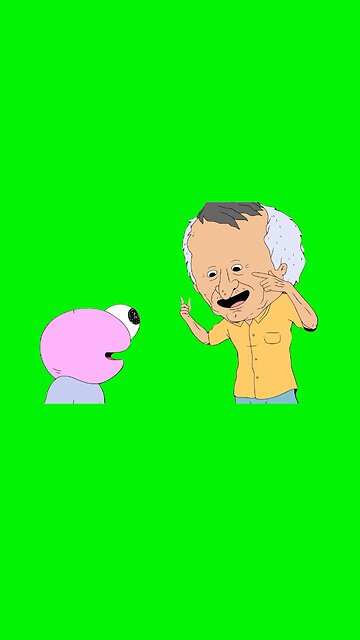 Smiling Friends Dap Up “Super Monkey Ball” | Green Screen #smilingfriends #pim #adultswim #fyp