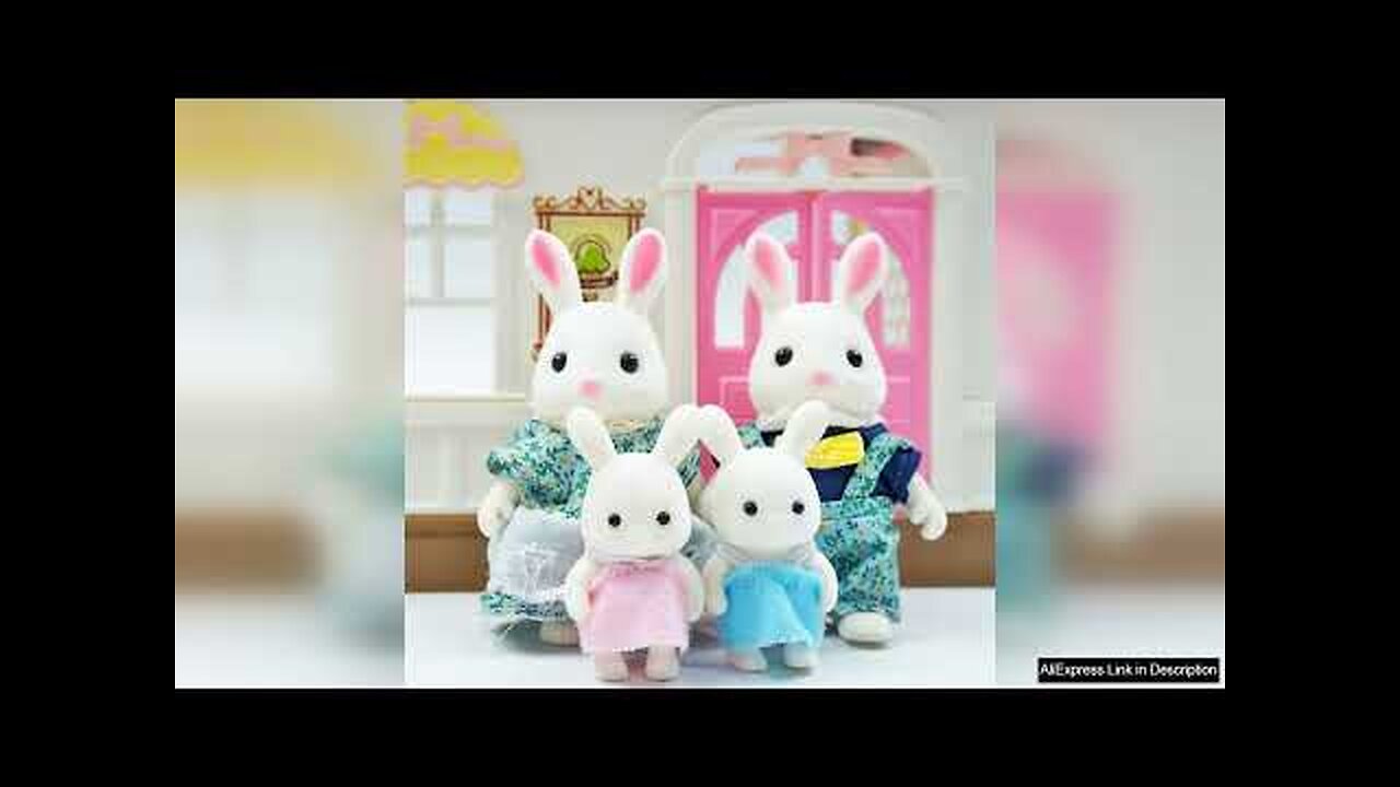 Simulation Forest Reindeer Family Doll Dollhouse Figures Furniture Set DIY Playset Play Review