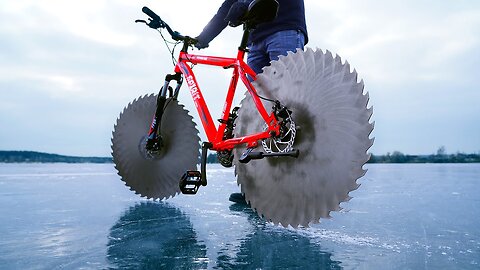 Epic Cycling on Ice.