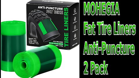 MOHEGIA Fat Tire Liners - 2 Pack