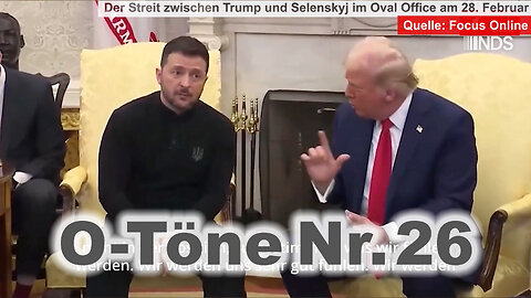 „Sie haben keine Karten in der Hand“: O-Töne zum Clinch zwischen Trump und Selenskyj