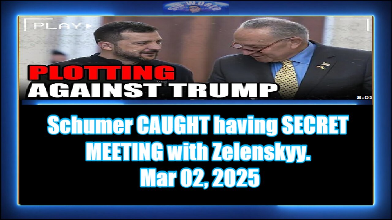 Schumer CAUGHT having SECRET MEETING with Zelenskyy