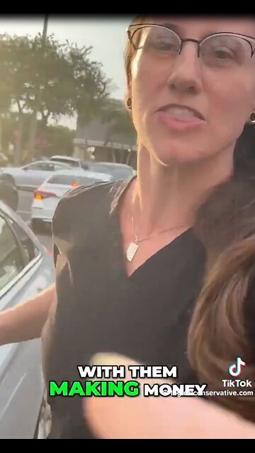 Liberal woman attacks reporter for asking her to clarify her statements