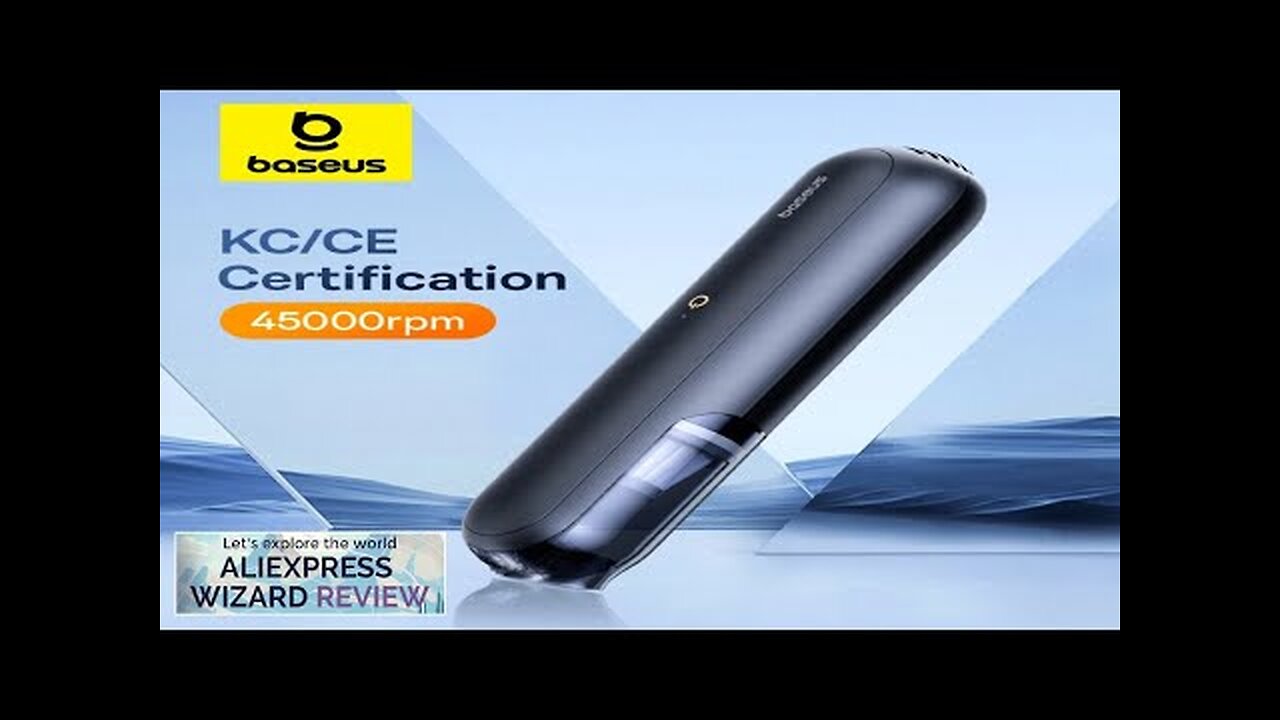 Baseus A0Pro Car Vacuum Cleaner Wireless Mini Portable Auto Vacuum Cleaner Cordless Review