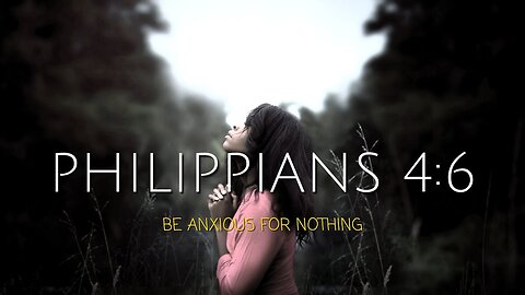 Be Anxious for Nothing! 🕊️ Find Peace in Christ | Philippians 4:6 | Pastor Chris Fisher