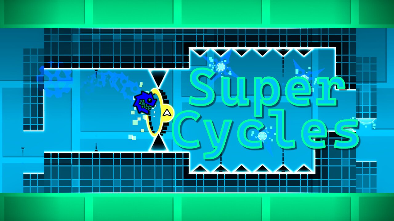 "Super Cycles" (Demon) 100% by Jax [Clicks] | Geometry Dash