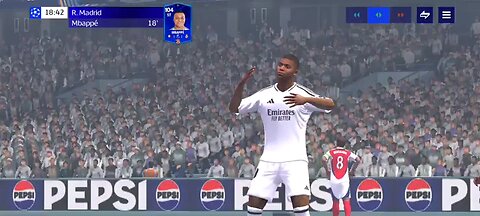 Fc 25 real madrid vs arsenal uefa champions league #fc25 #easportsfc25 #fcmobile25 #fcmobile #fifa25