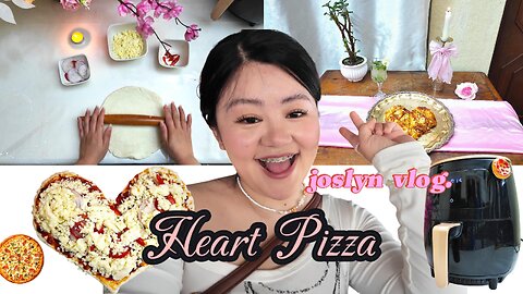 𝐈 𝐌𝐚𝐝𝐞 𝐚 𝐇𝐞𝐚𝐫𝐭-𝐒𝐡𝐚𝐩𝐞𝐝 𝐏𝐢𝐳𝐳𝐚 𝐢𝐧 𝐀𝐢𝐫 𝐅𝐫𝐲𝐞𝐫 | joslyn rai | Vlog ||