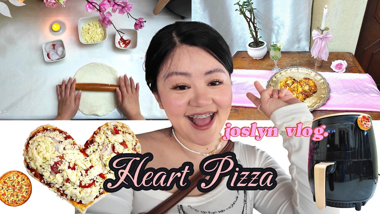 𝐈 𝐌𝐚𝐝𝐞 𝐚 𝐇𝐞𝐚𝐫𝐭-𝐒𝐡𝐚𝐩𝐞𝐝 𝐏𝐢𝐳𝐳𝐚 𝐢𝐧 𝐀𝐢𝐫 𝐅𝐫𝐲𝐞𝐫 | joslyn rai | Vlog ||
