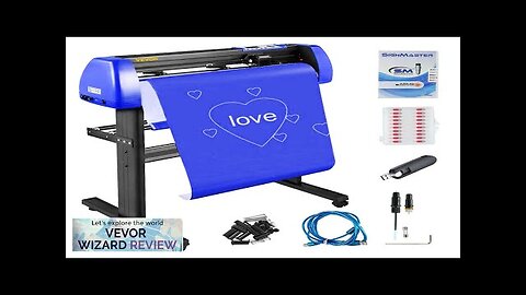 VEVOR Vinyl Cutter 28" Vinyl Cutter Machine with 20 Blades Maximum Paper Review