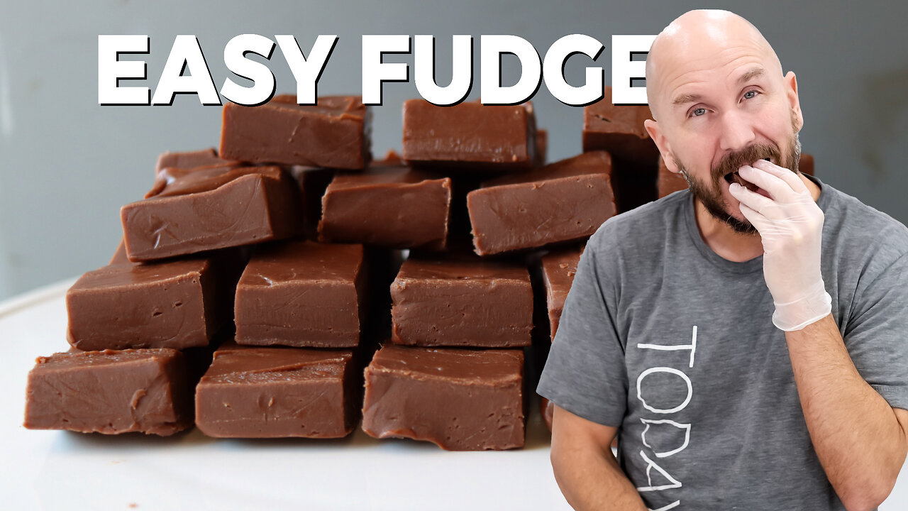 Easy 3-Ingredient Chocolate Fudge Recipe