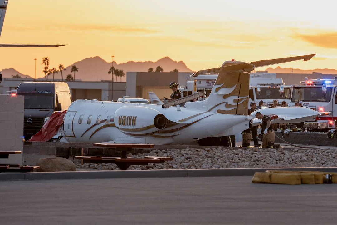 Tragic Jet Crash at Scottsdale, Arizona Airport: One Dead, Four Injured