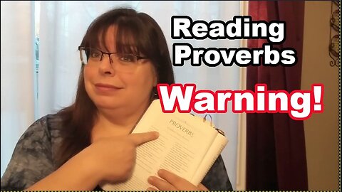 A WARNING! Studying Proverbs Breaking Addictions Part 3 Christian Bible Study