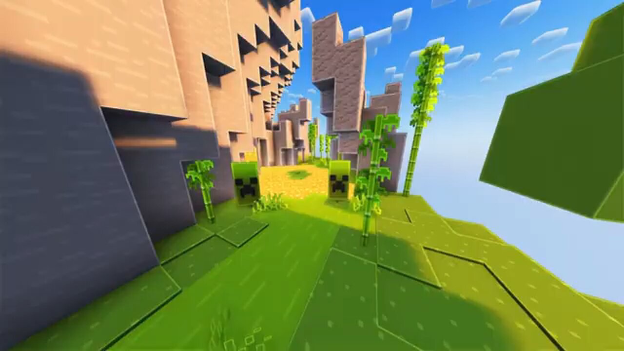 Minecraft gameplay video