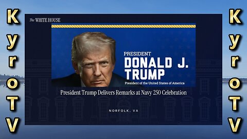 President Trump Delivers Remarks at Navy 250 Celebration (Swedish subtitles)