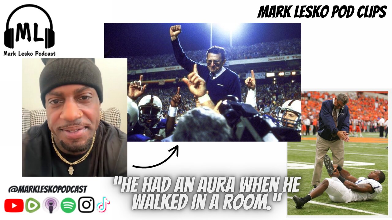 AJ Wallace playing for Joe Paterno at Penn State || Mark Lesko Pod clips