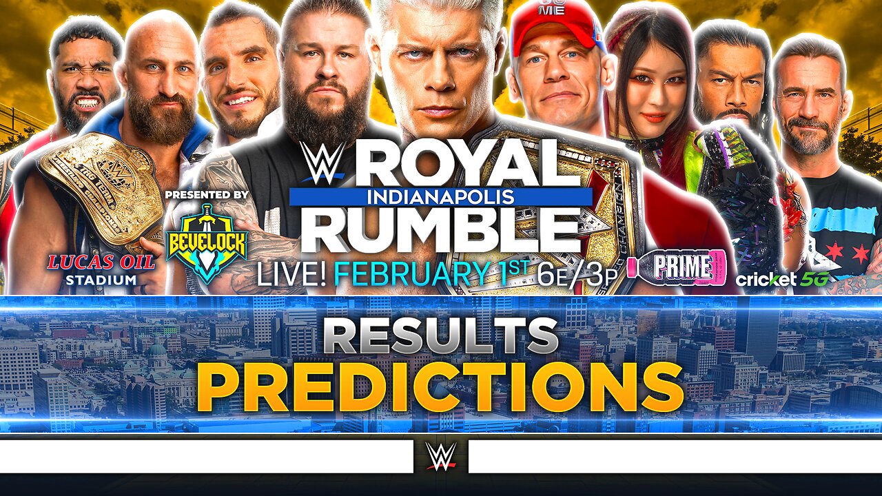 WWE Royal Rumble 2025 - Results Predictions | Bevelock