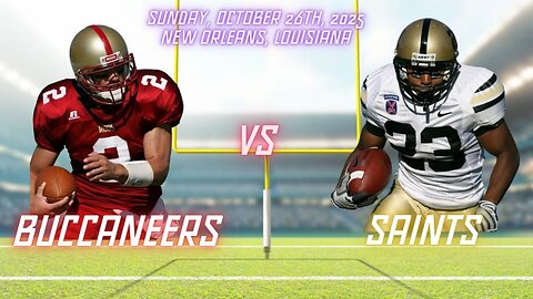 Tampa Bay Buccaneers @ New Orleans Saints, Week 8, Diggin' Deeper Into the NFL