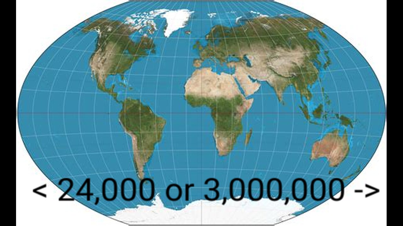 A Globe Diameter Of 3 Million Miles or Flat - Taboo Conspiracy