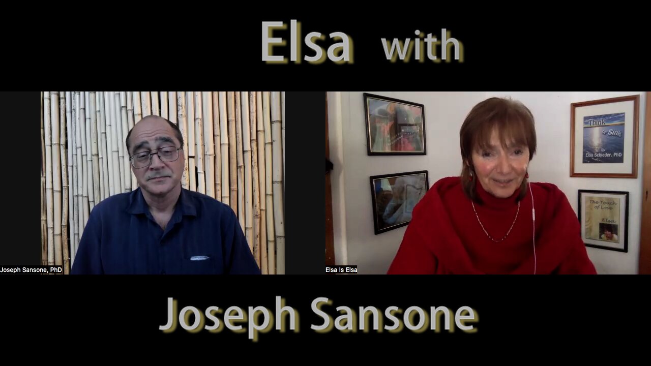 Elsa talks with Joseph Sansone. FEAR. CRAZY FEAR. CRAZY LACK OF FEAR.