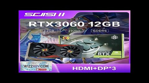 SEJISHI RTX 3060 12G Graphics Card NVIDIA GPU GDDR6 192bit 8Pin HDMI*1 Review