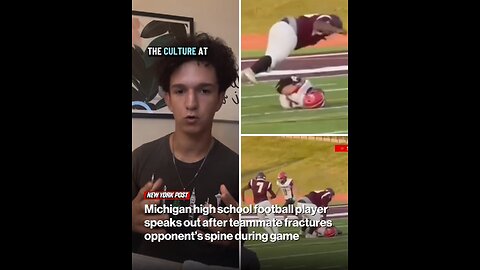 Michigan high school football player speaks out after teammate fractures opponent’s