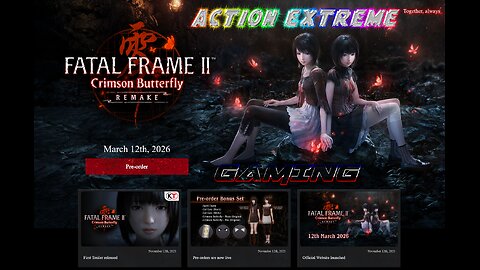 Fatal Frame II: Crimson Butterfly Remake - Official Release Date Trailer