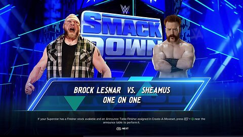 WWE 2k24 Brock Lesnar vs Sheamus