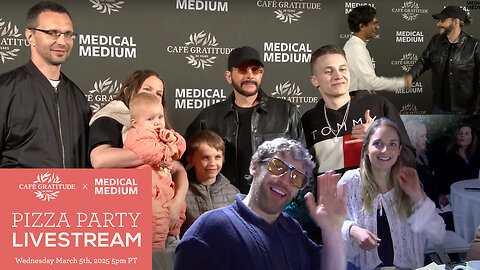 Pizza Party - Cafe Gratitude x Medical Medium Collaboration Pop-Up Dinner Livestream - Day 3