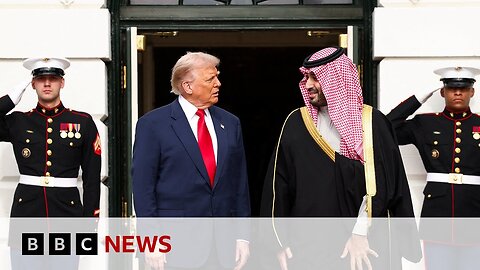 Donald Trump welcomes Saudi Arabia's crown prince to White House | BBC News