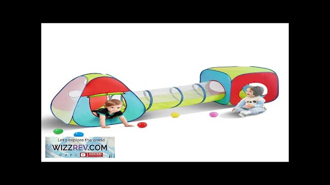 VEVOR 3 in 1 Kids Play Tent with Tunnel for Boys Girls Review