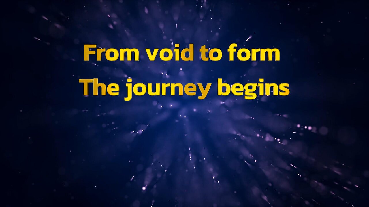 From void to form, from thought to all (Part I)