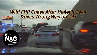 Wild FHP Chase After Hialeah Teen Drives Wrong Way on I-95