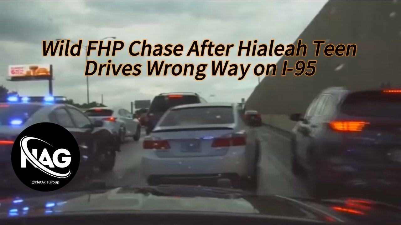 Wild FHP Chase After Hialeah Teen Drives Wrong Way on I-95